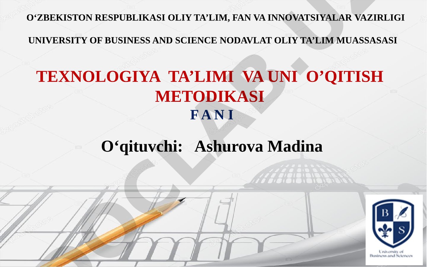 Boshlang'ich ta'limda mehnat tarbiyasi va kasb-hunar turlari. Texnologiya darslarida o'quvchilarni kasb-hunarga yo'naltirish texnologiyalari.