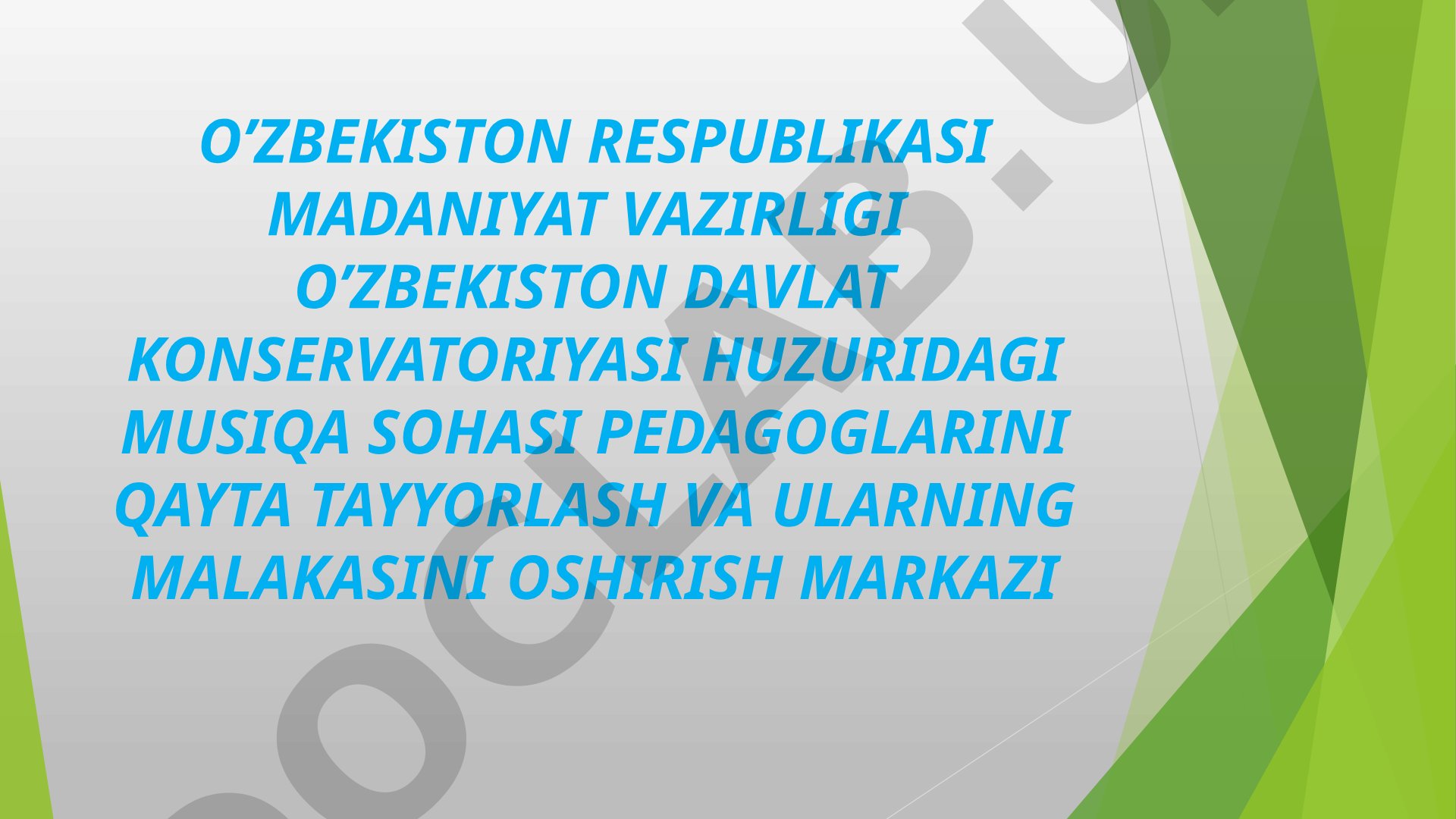 5-sinf uchun “Barkamol avlod” qo’shig’ini o’rgatish metodikasi