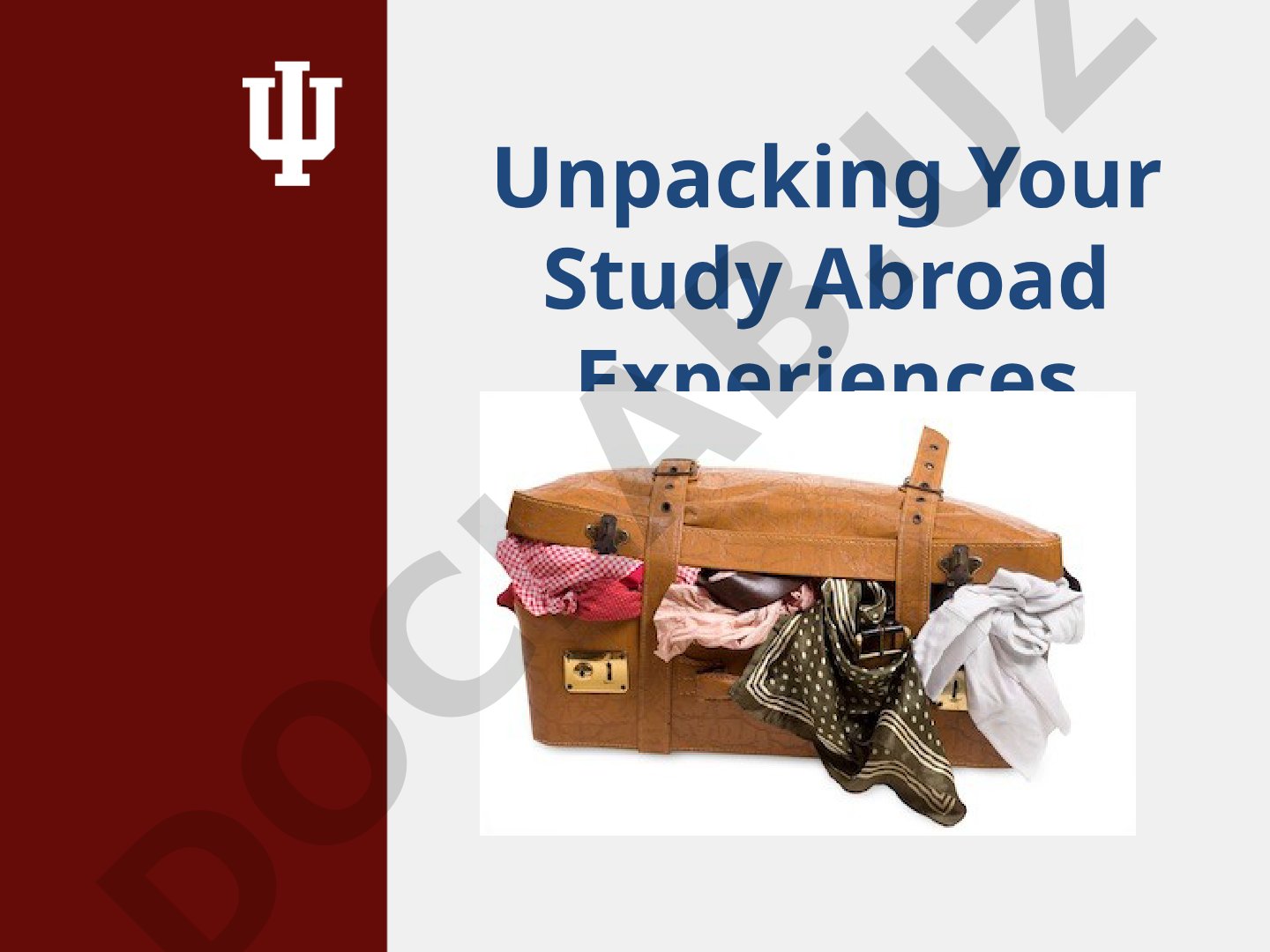 Unpacking Study Abroad Experiences for Career Success