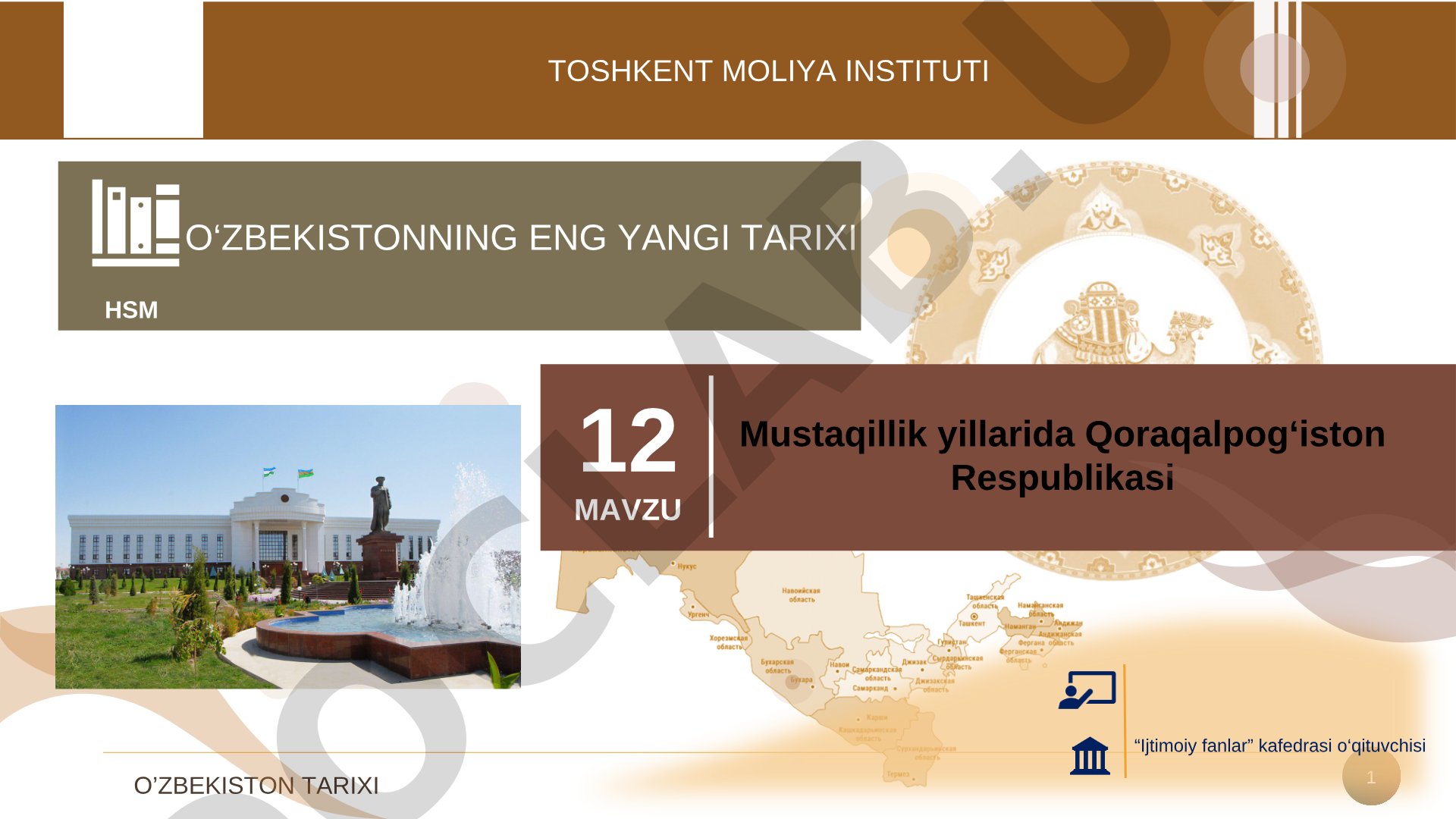 Mustaqillik yillarida Qoraqalpog'iston Respublikasi