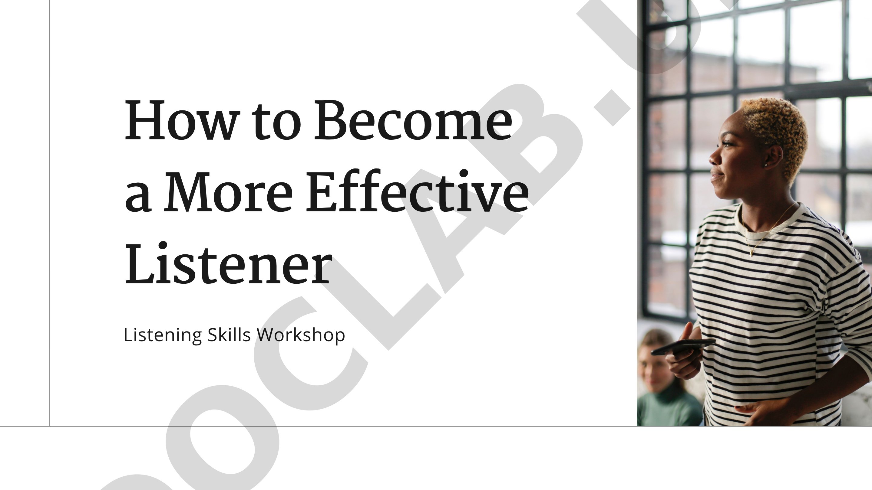 How to Become a More Effective Listener