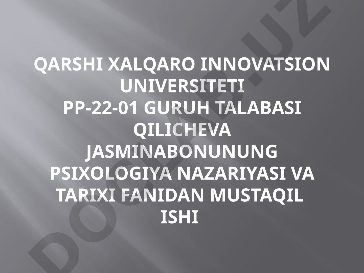 Psixolog kasbiy faoliyatining etikasi