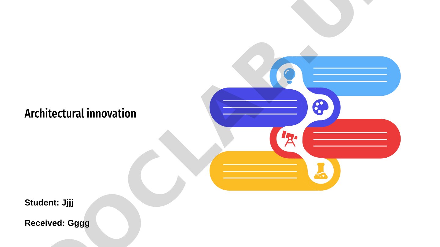 Architectural Innovation