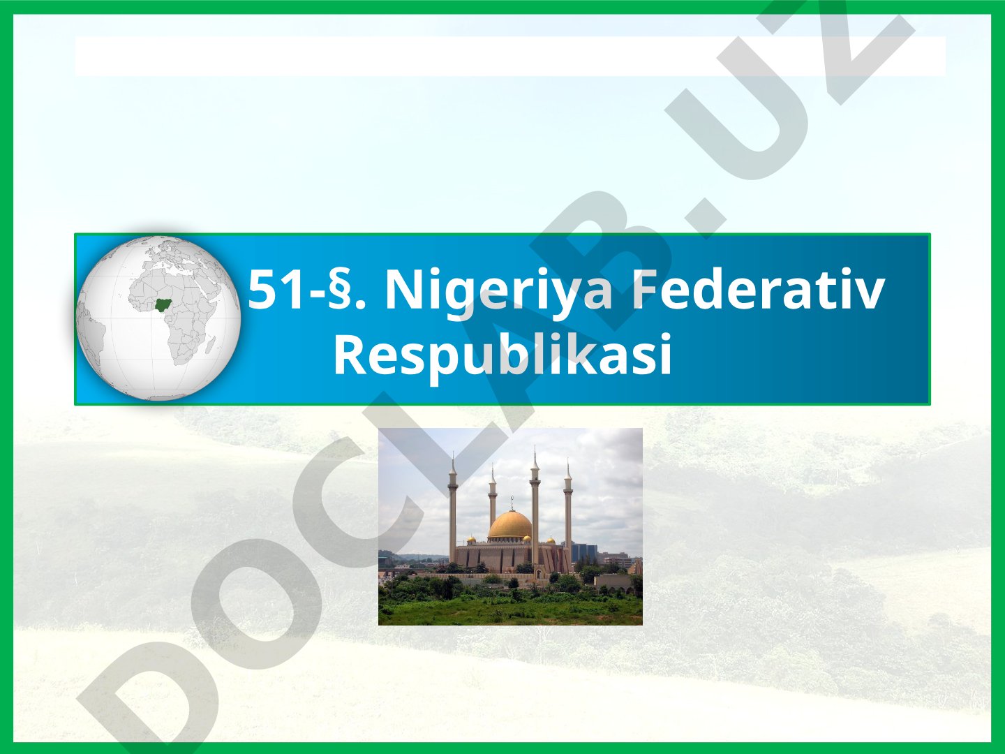Nigeriya Federativ Respublikasi