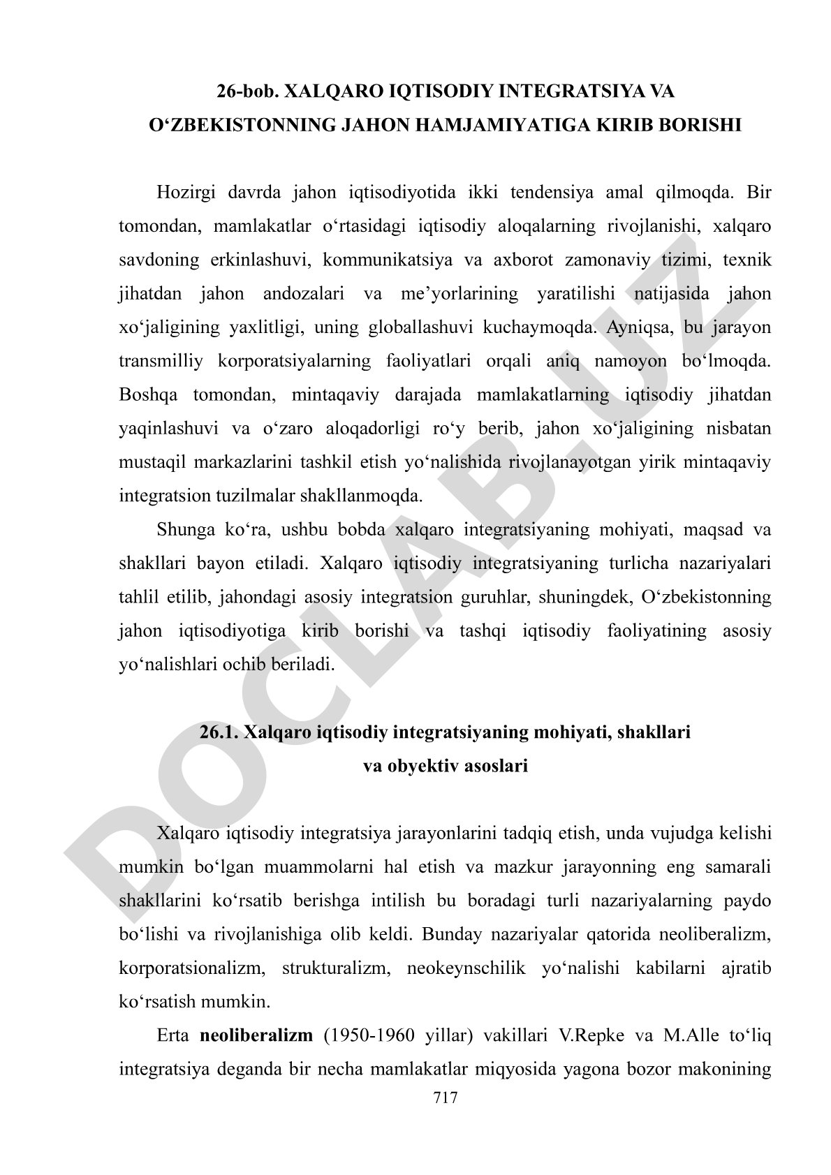 Xalqaro iqtisodiy integratsiyaning mohiyati, shakllari va obyektiv asoslari