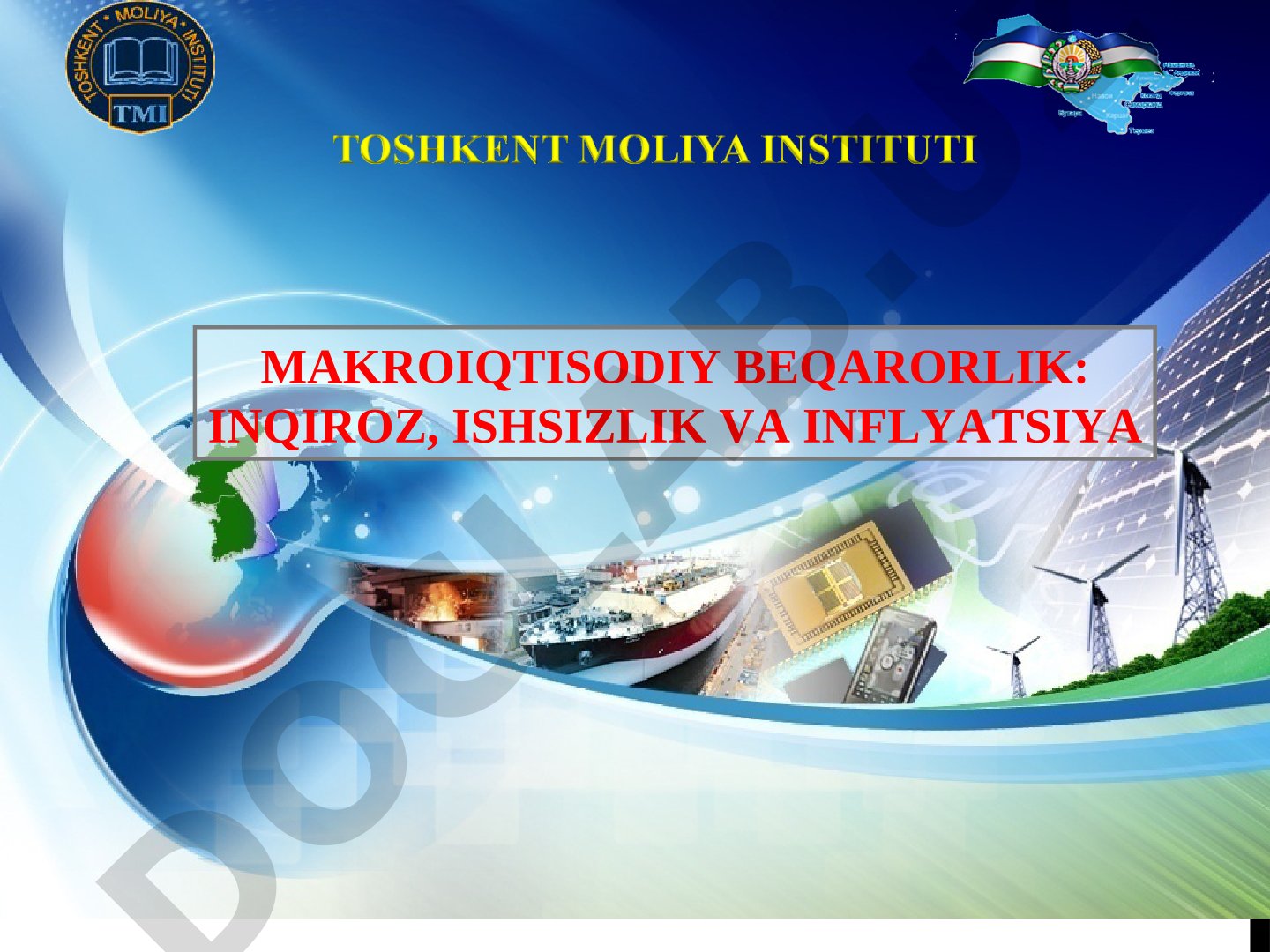 O'zbekiston Respublikasining asosiy makroiqtisodiy ko'rsatkichlari (1990-2015 yy.)