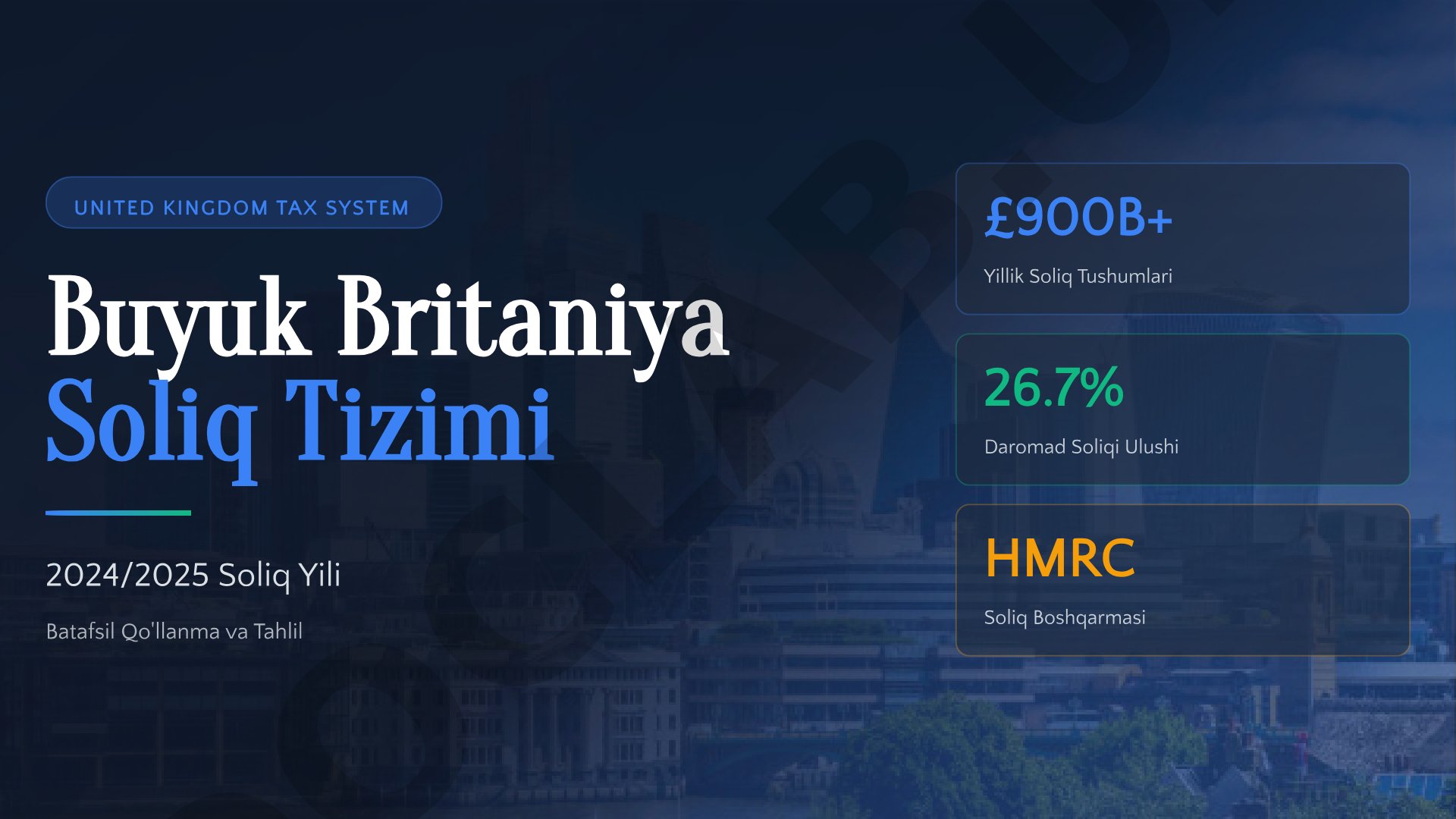 Buyuk Britaniya Soliq Tizimi