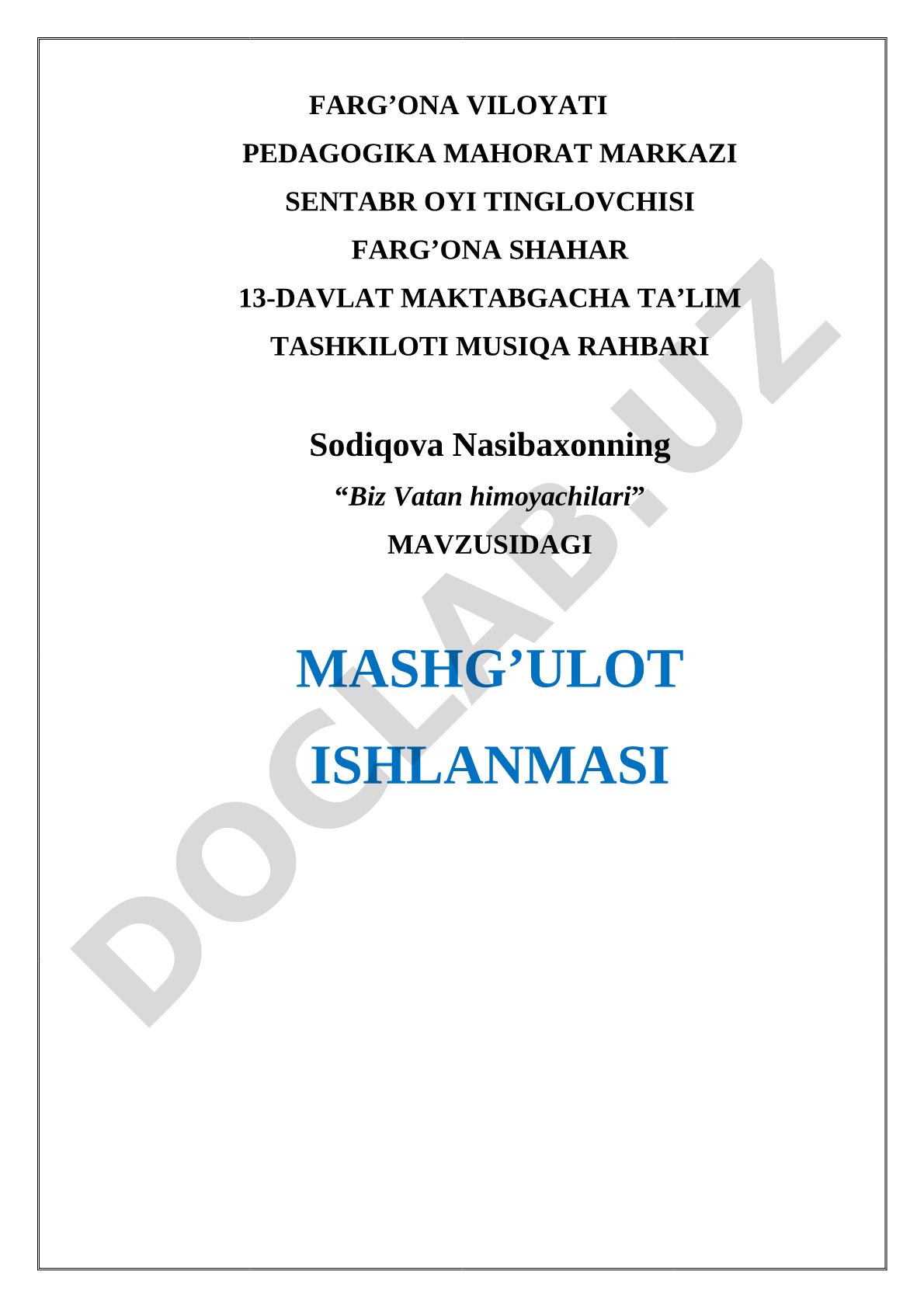 Biz Vatan himoyachilari