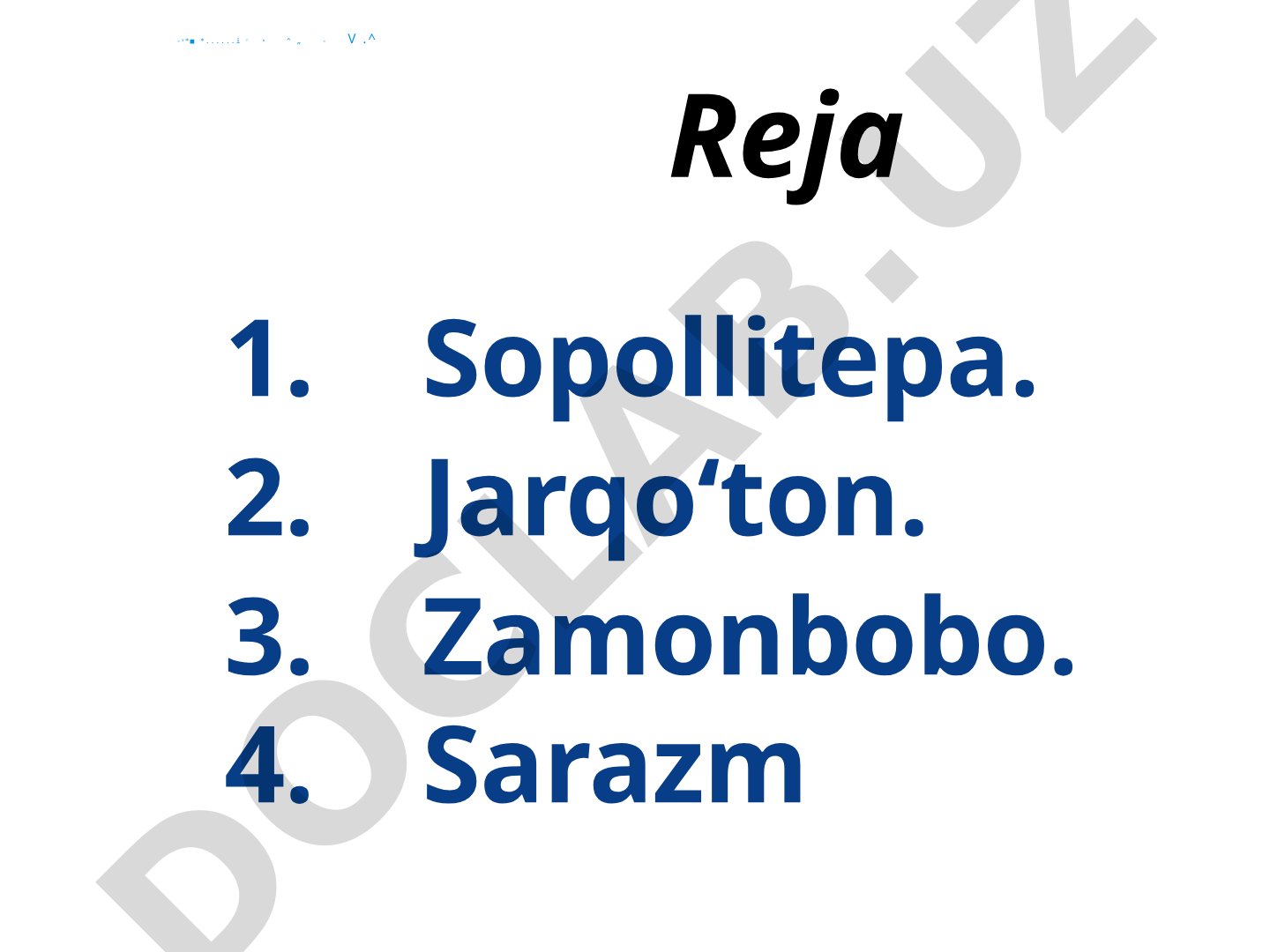Sopollitepa, Jarqo‘ton, Zamonbobo, Sarazm