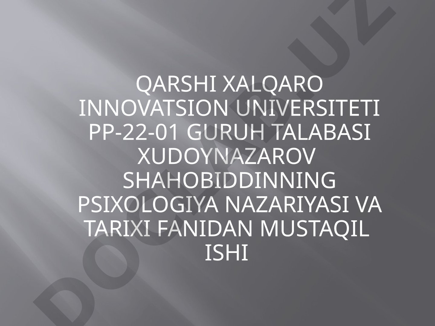 Psixologning kasbiy o'zini o'zi anglashning axloqiy jihatlari