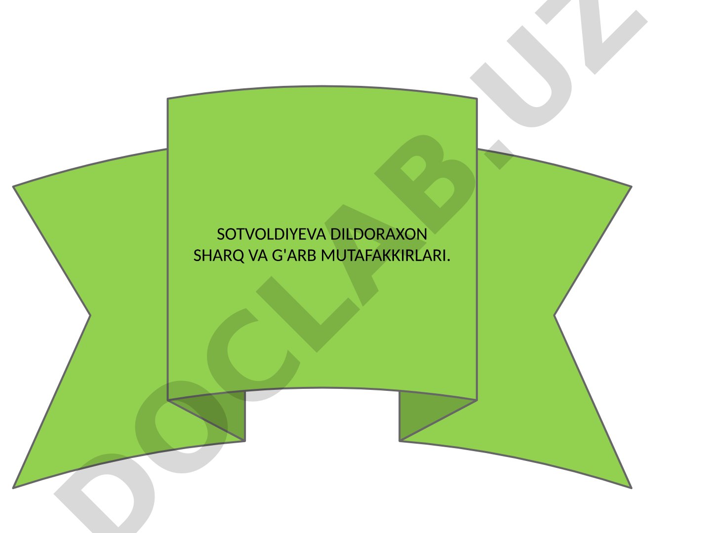 Sharq va G'arb mutafakkirlari