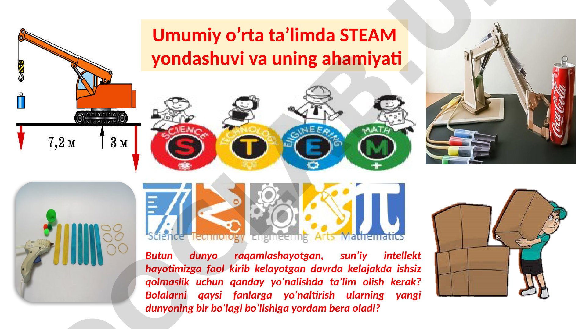 Umumiy o'rta ta'limda STEAM yondashuvi va uning ahamiyati