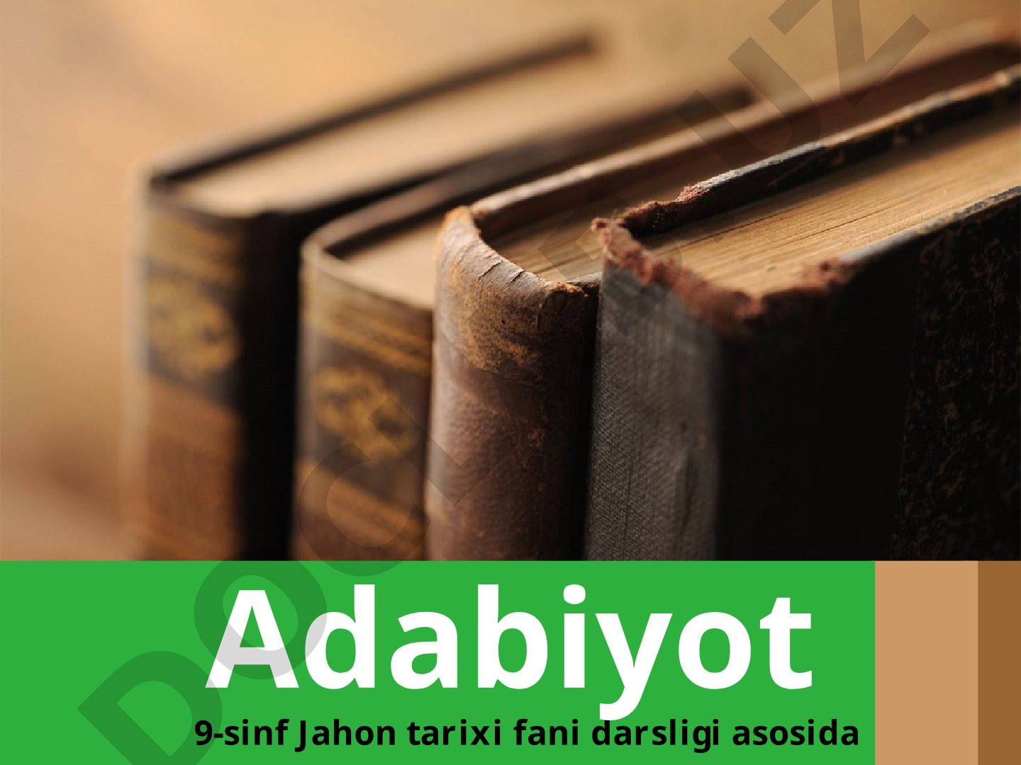 Adabiyot XIX asr oxiri — XX asrning boshlarida