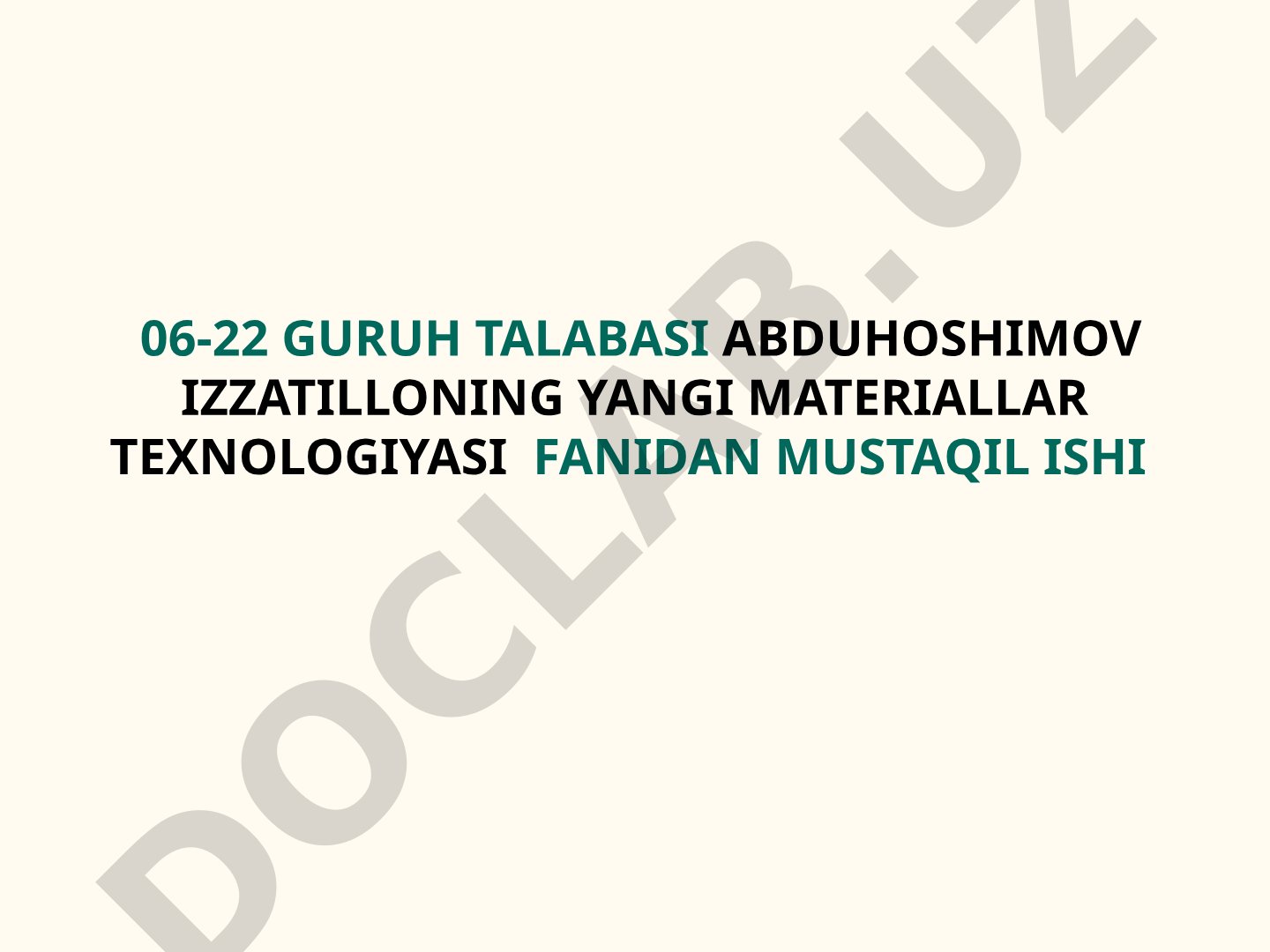 Rangli metall qotishmalari, alyuminiy qotishmalarining xossalari va ishlatilishi haqida