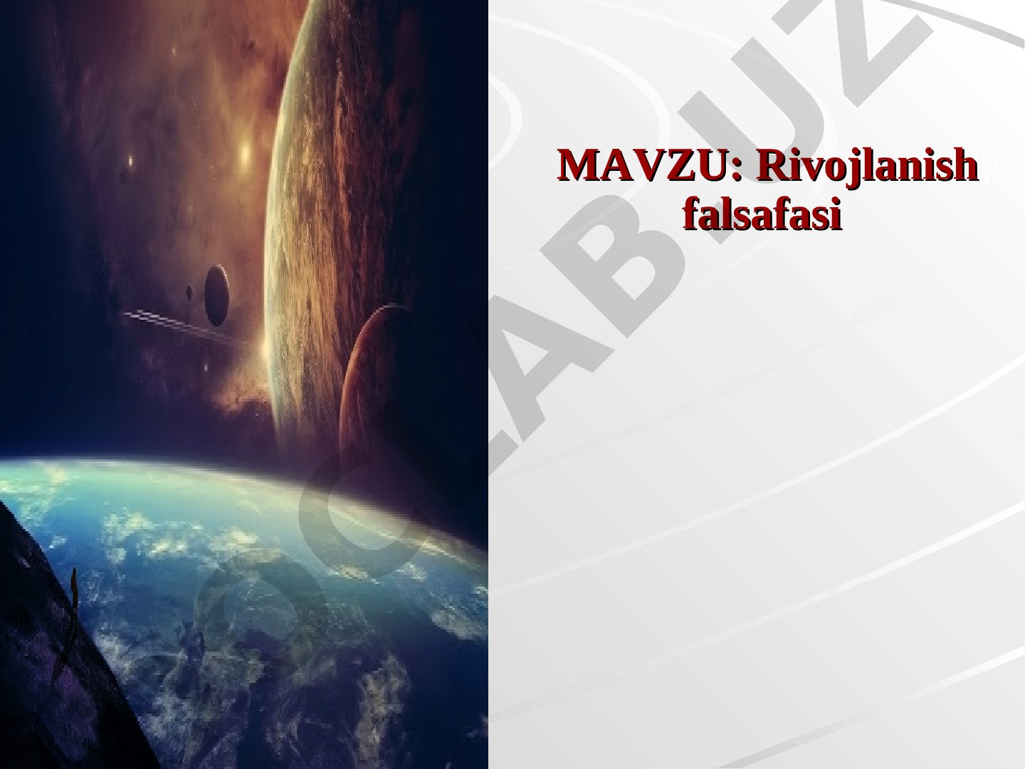 Rivojlanish falsafasi