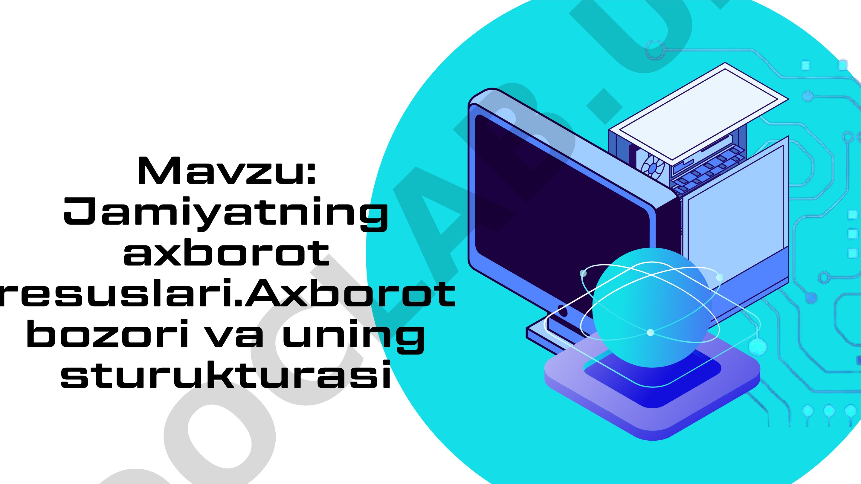 Jamiyatning axborot resuslari