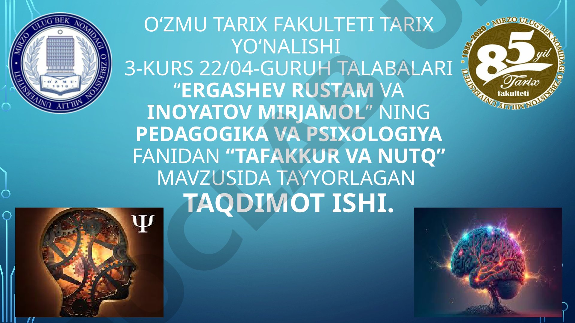 Tafakkur va nutq