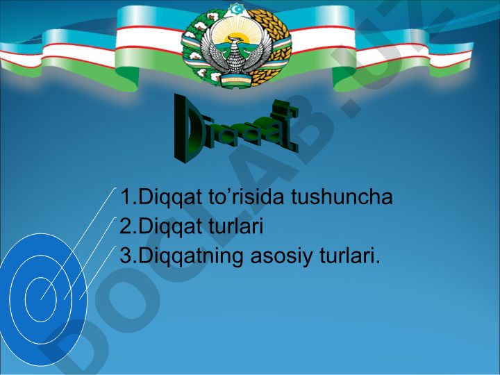 Diqqat turlari va ularning xususiyatlari