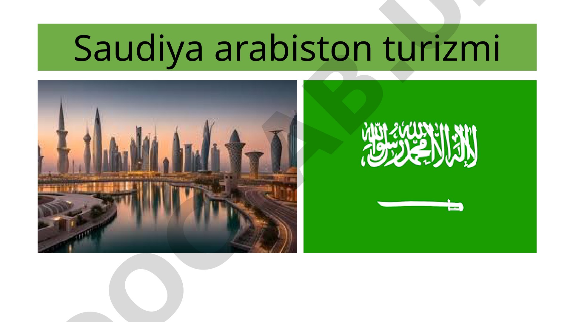 Saudiya Arabistoni turizmi