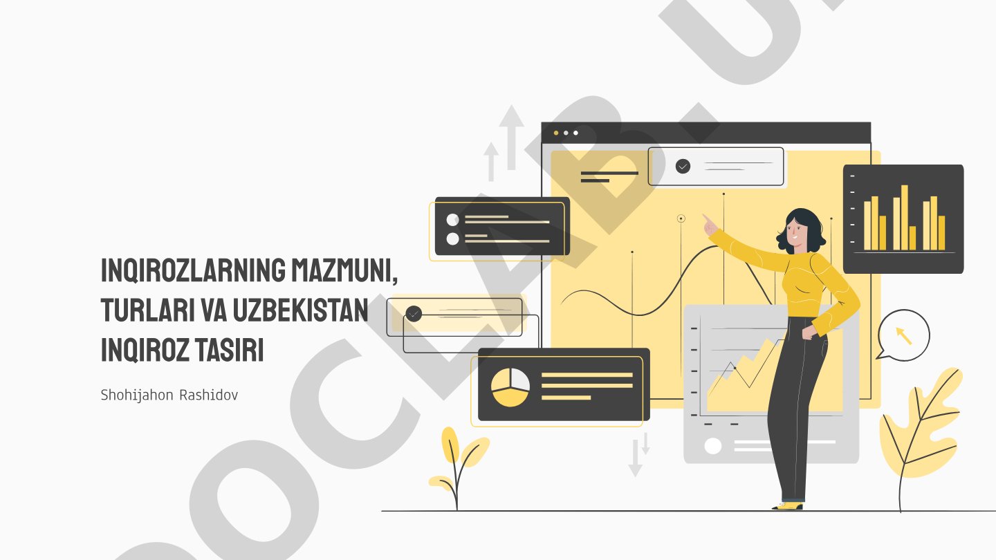 Inqirozlarning mazmuni, turlari va O'zbekistonga ta'siri