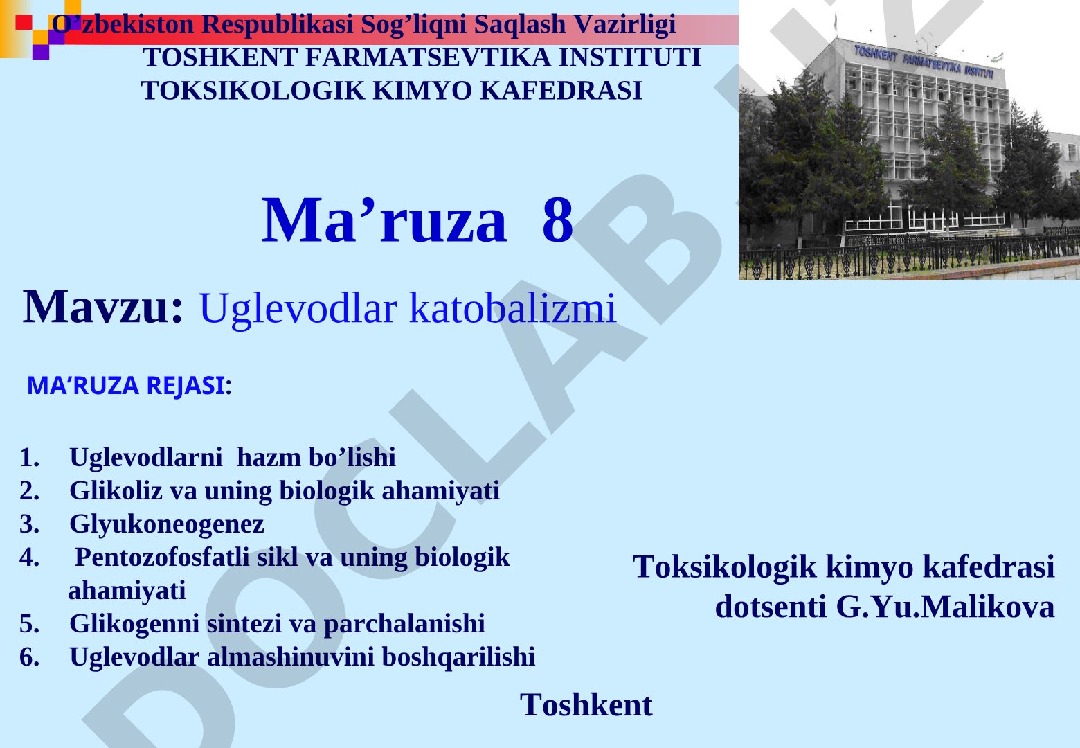 Uglevodlar katobalizmi