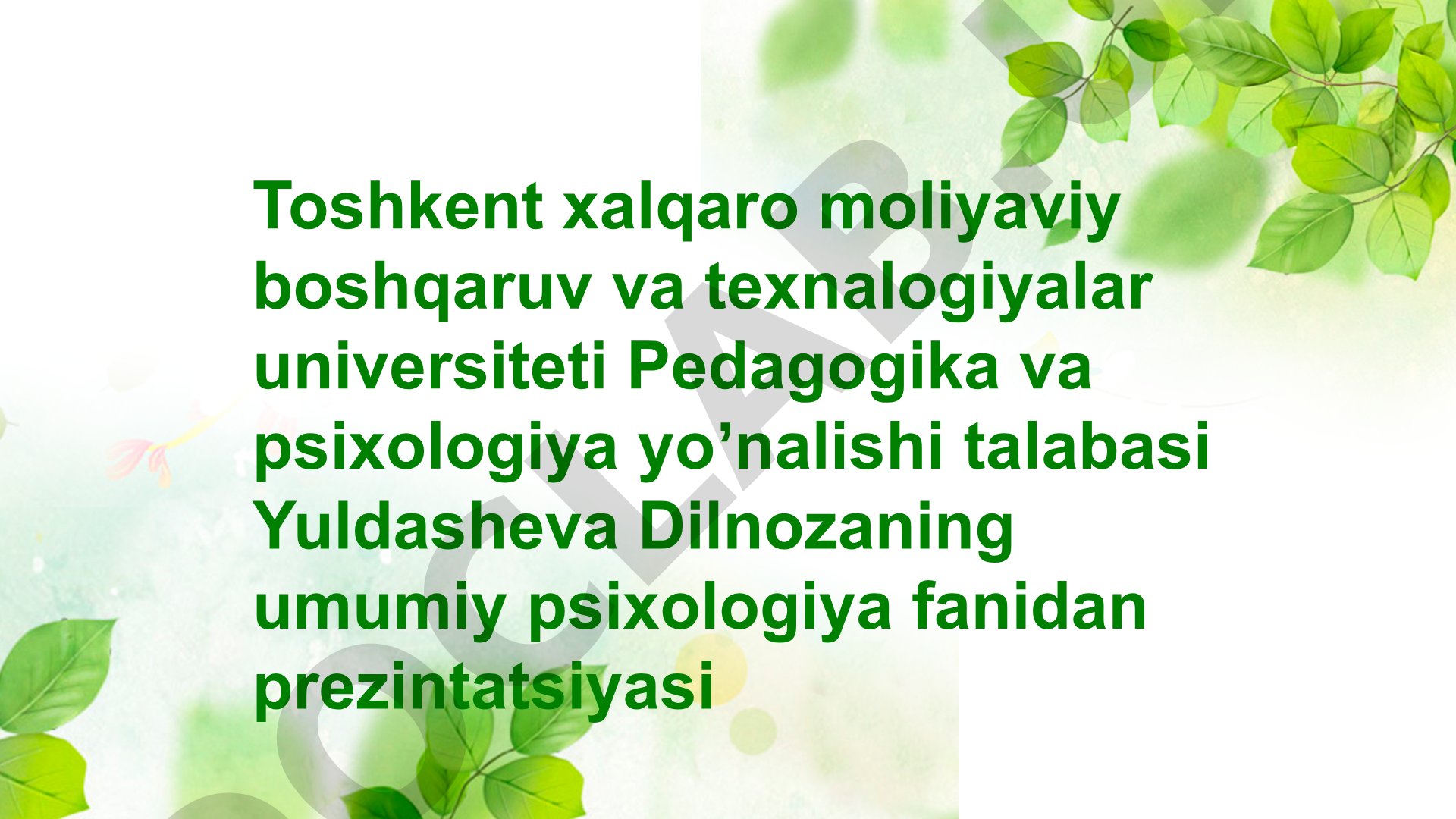 Psixologiyada shaxs va jamiyat muammosi