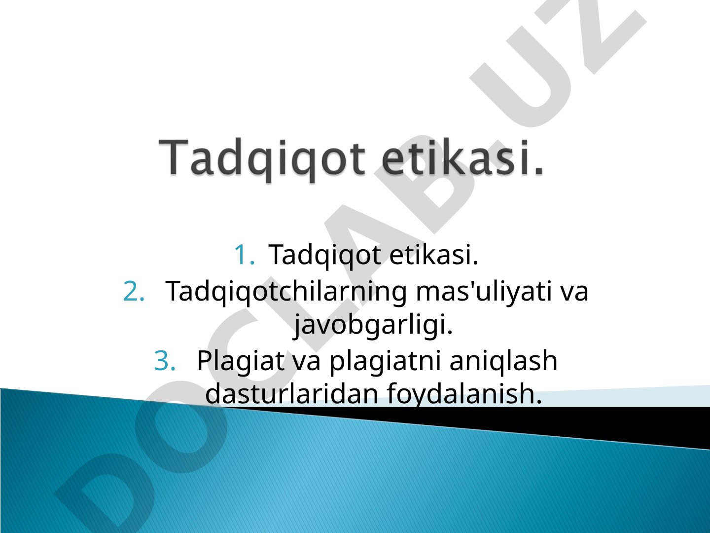 Tadqiqot etikasi