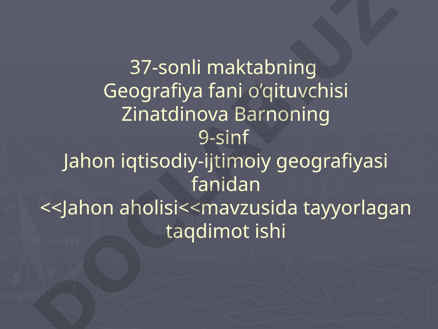 Jahon aholisi