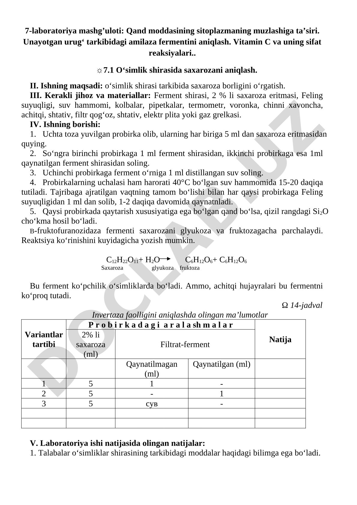 Qand moddasining sitoplazmaning muzlashiga ta’siri