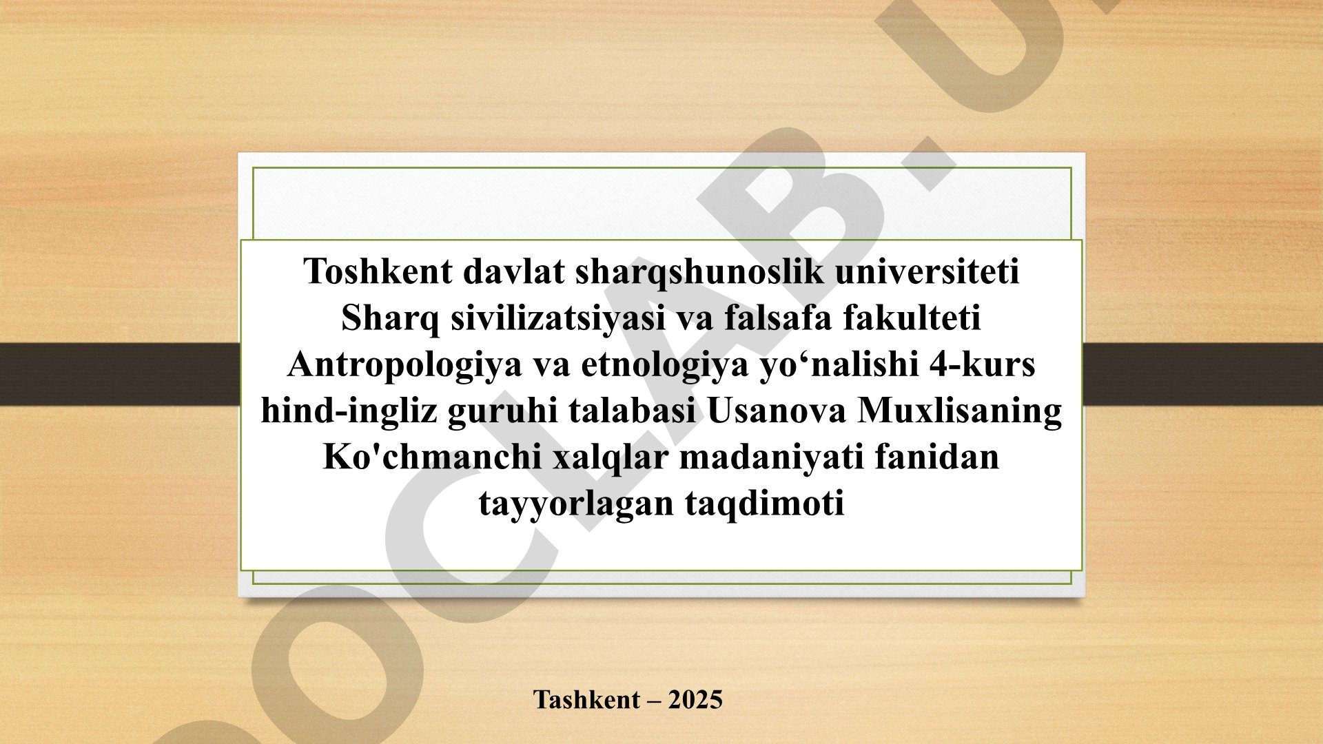 Chingizxondan keyin paydo bo‘lgan uluslar: tarixiy-siyosiy tahlil