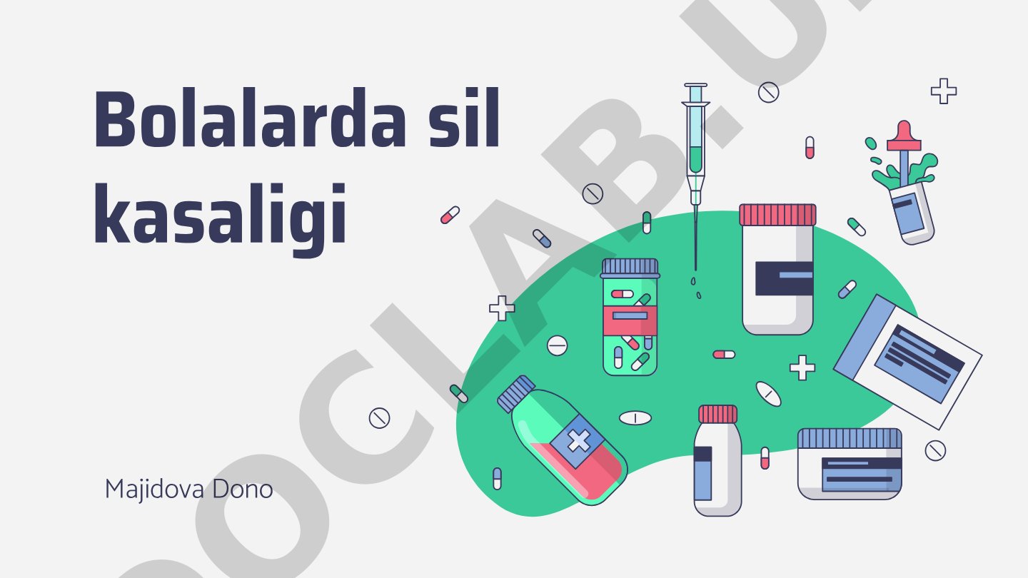 Bolalarda sil kasalligi