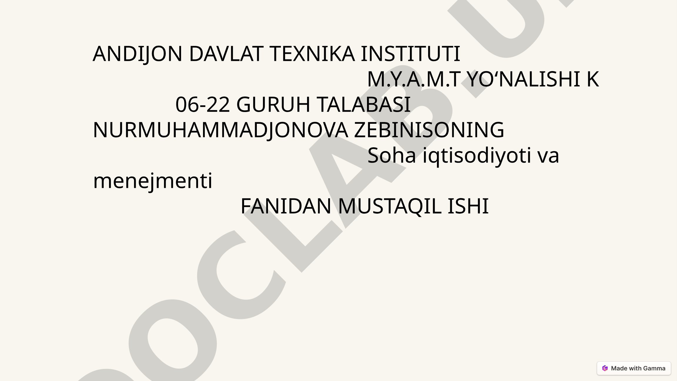 O'zbekiston Iqtisodiyotida Qo'shma Korxonalarning O'rni va Ahamiyati