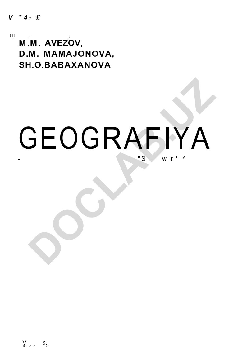 Qiziqarli geografiya (Boshqotirmalar, testlar, savol-javoblar)