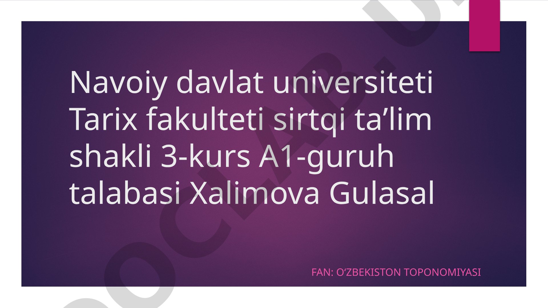 Oʻzbekiston viloyatlari toponomiyasi (Xorazm viloyati va Qoraqalpogʻiston)