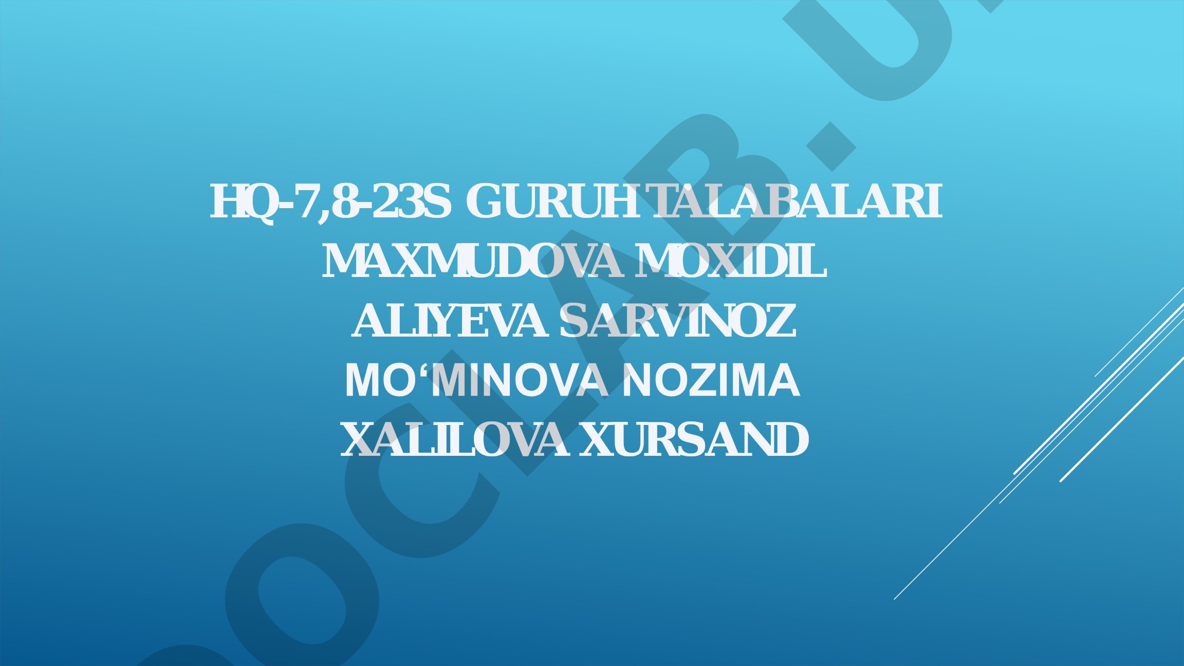 Korporativ siyosatda gender muvozanati masalasi