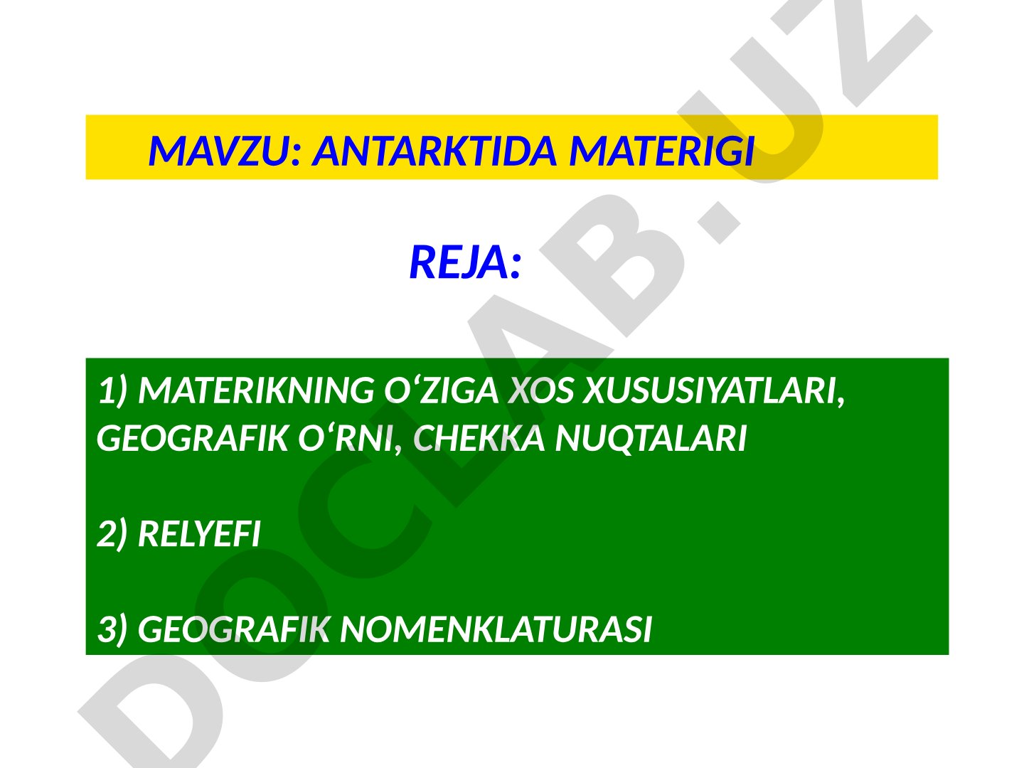 Antarktida materigi