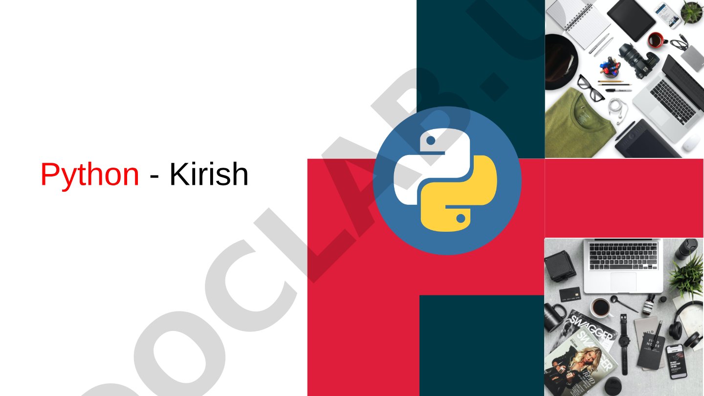 Python dasturlash tili haqida kirish: o'rnatish, sohalar va ishlatish