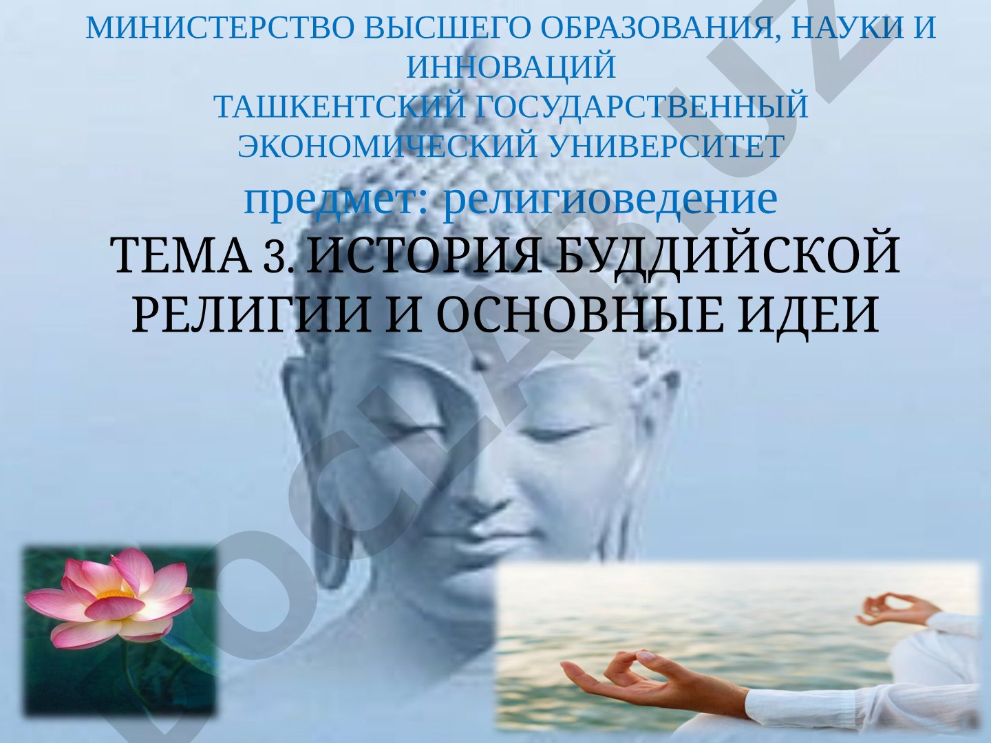 История буддийской религии и основные идеи