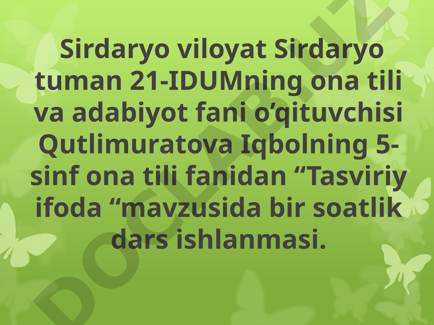 Tasviriy ifoda