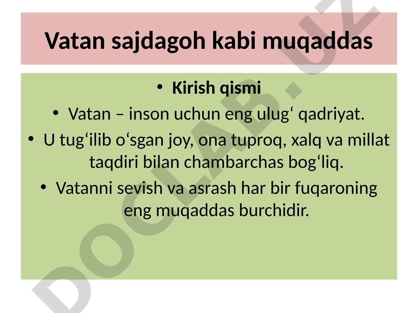 Vatan sajdagoh kabi muqaddas