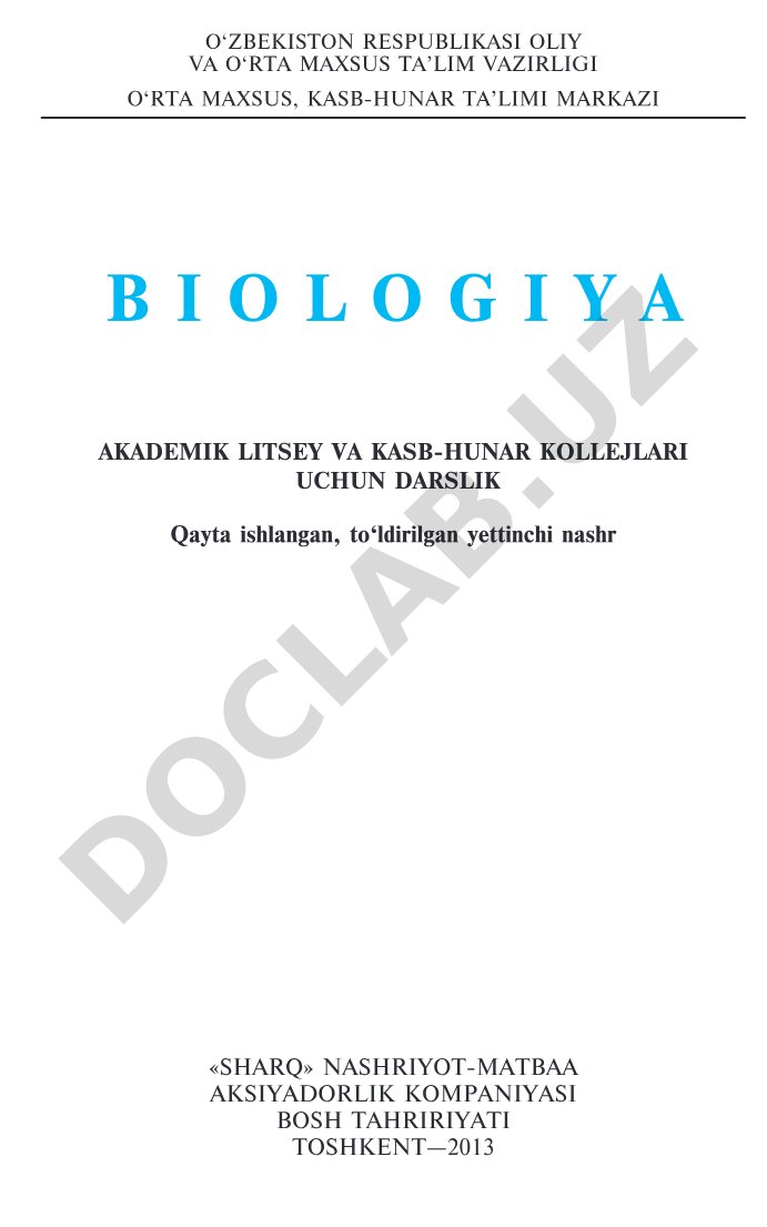 Biologiya