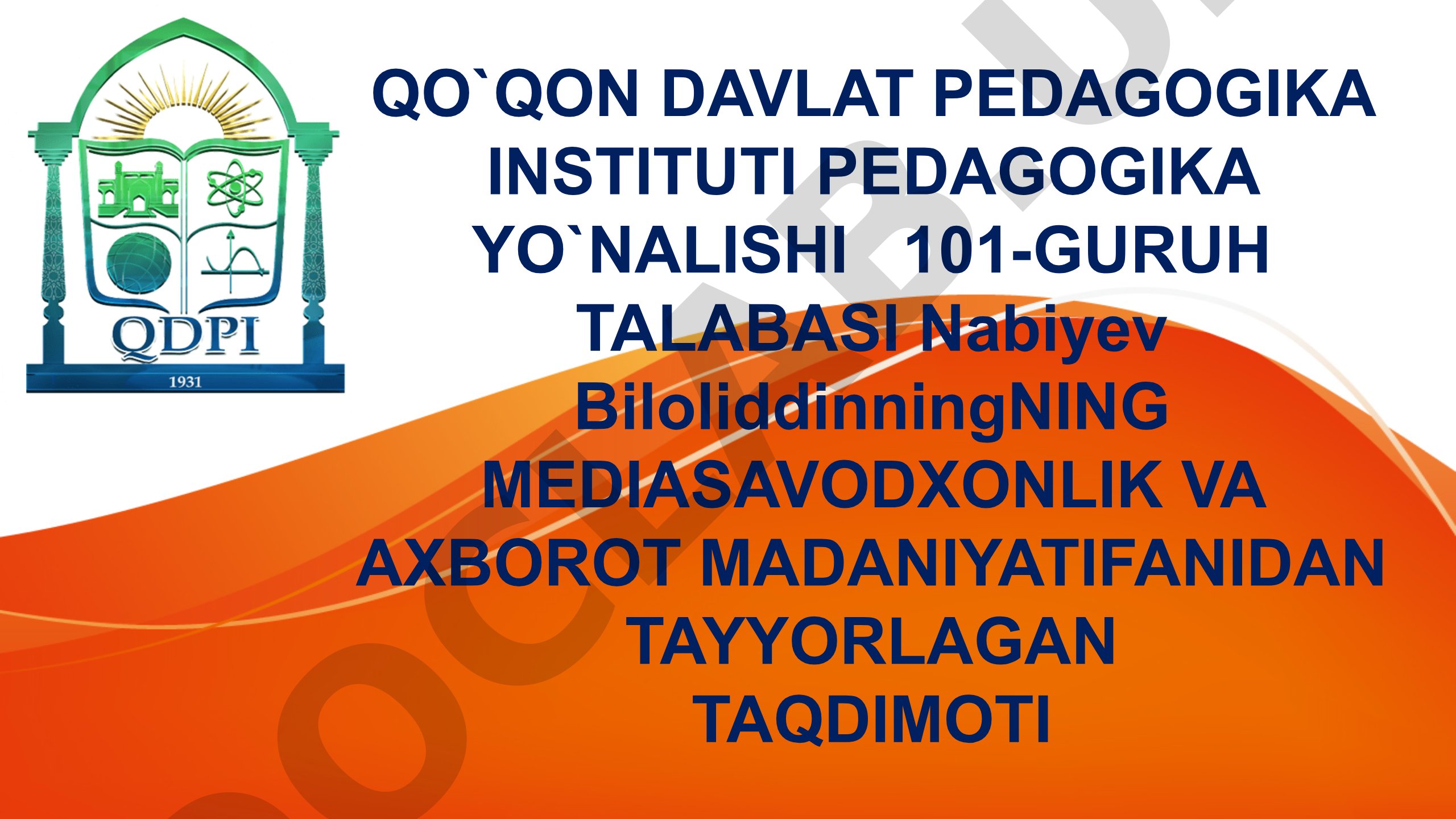 OAV aholining mediasavodxonligini oshiruvchi vosita sifatida