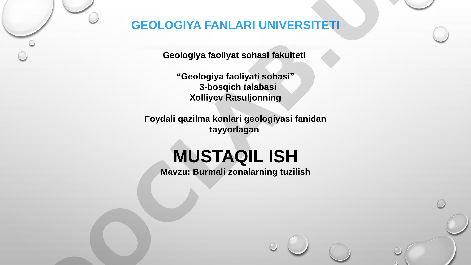 Burmali zonalarning shakllanishi, tuzilishi, geologik va iqtisodiy ahamiyati, O'zbekiston