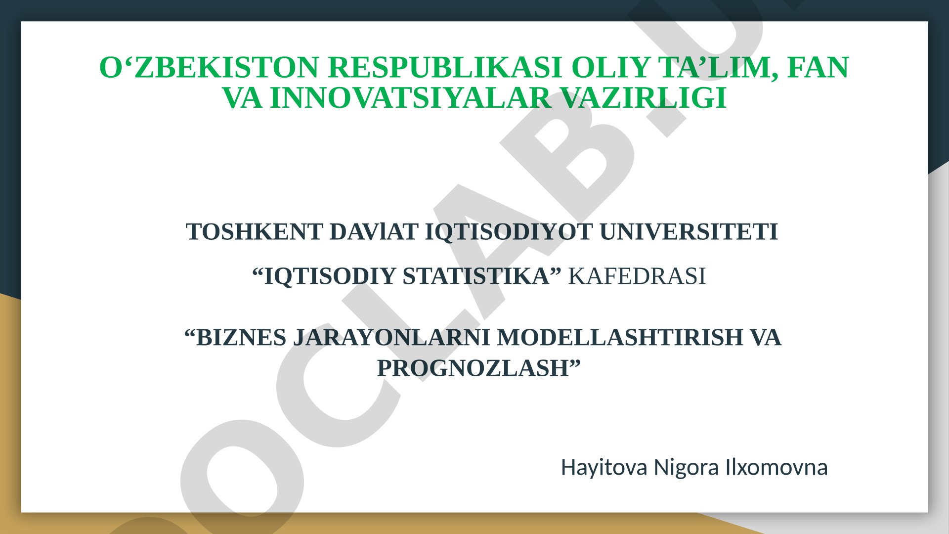 Tekis taqsimlangan tasodifiy miqdorlarni modellashtirish