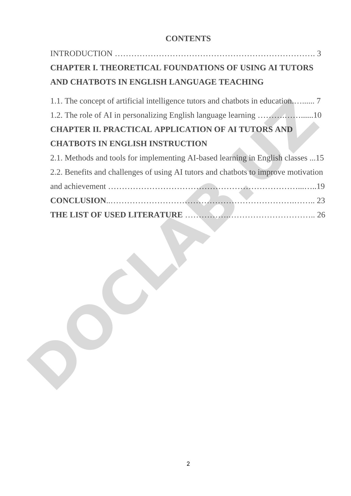 ARTIFICIAL INTELLIGENCE (AI) TUTORS AND CHATBOTS: PERSONALIZING ENGLISH INSTRUCTION TO BOOST MOTIVATION AND ACHIEVEMENT