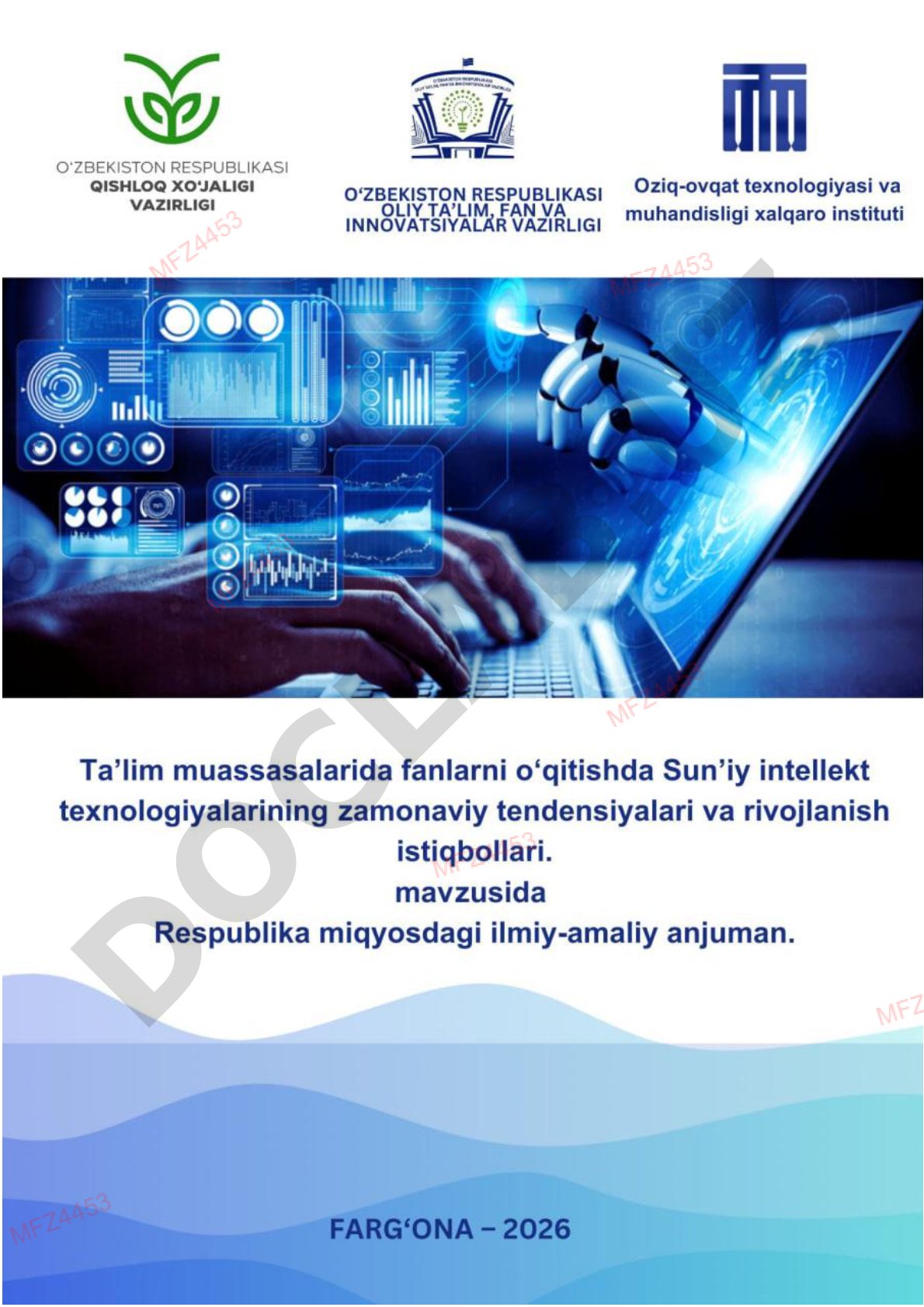 Ta’lim muassasalarida fanlarni o‘qitishda sun’iy intellekt texnologiyalarining zamonaviy tendensiyalari va rivojlanish istiqbollari