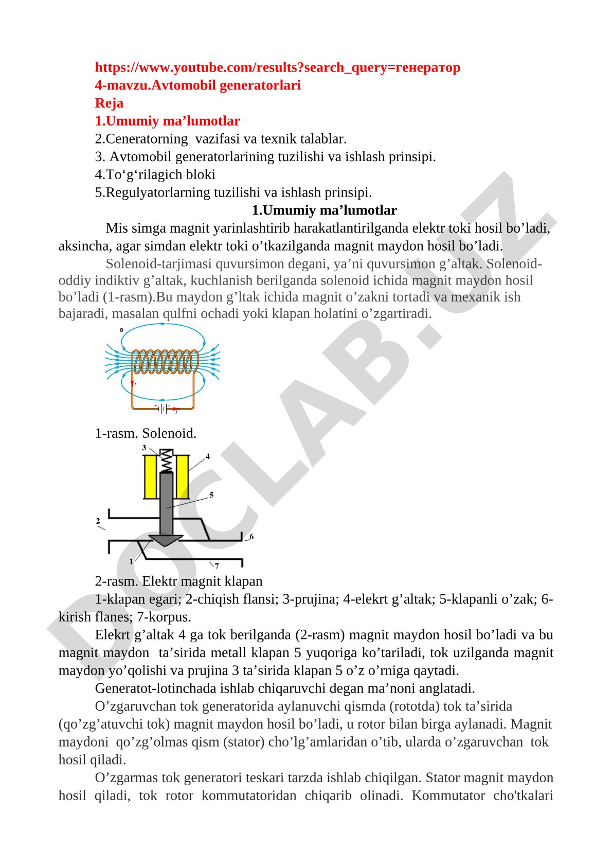 Avtomobil generatorlari