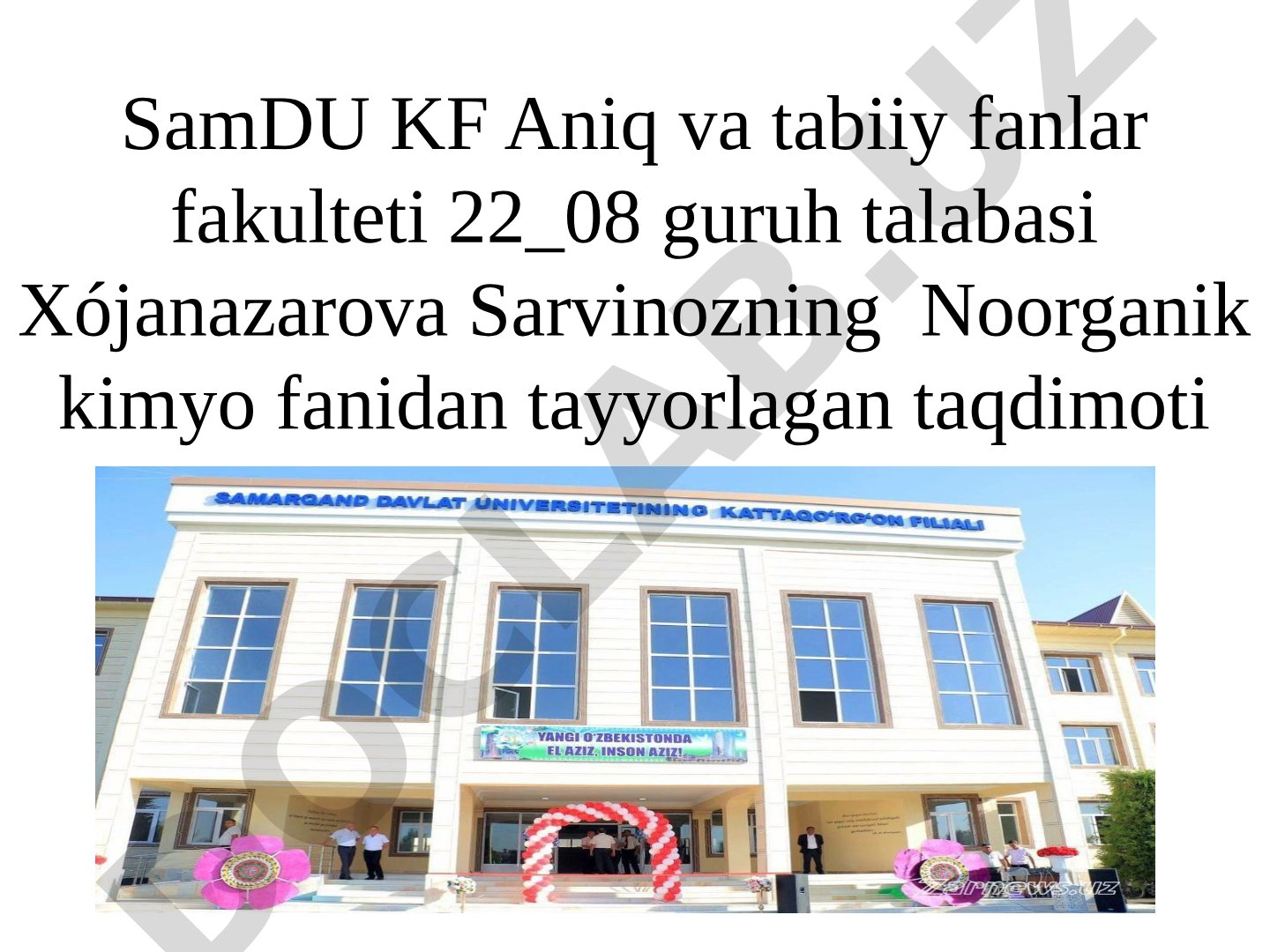 Titan guruhchasi elementlarining ishlatilishi