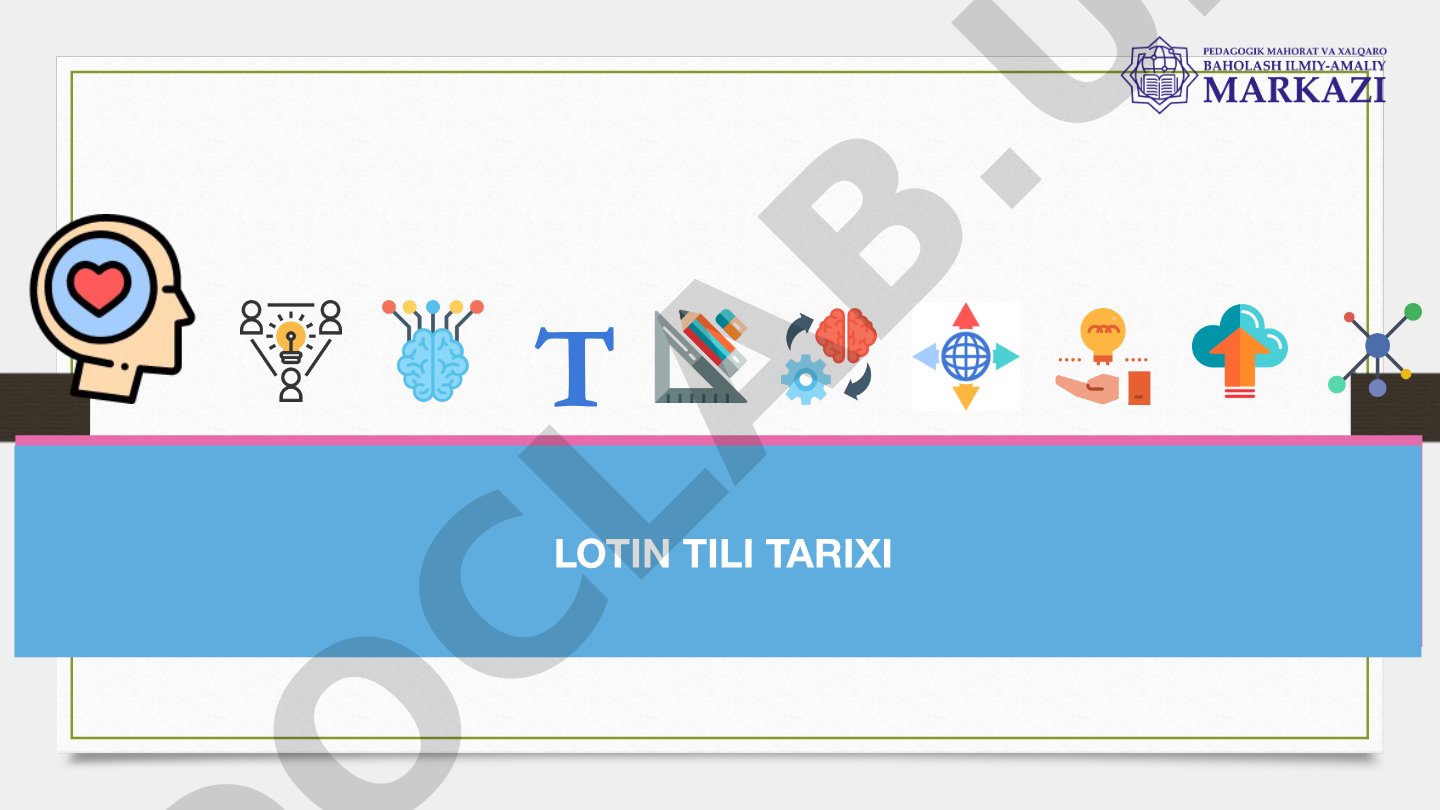 Lotin tili qadimgi Rimda paydo bo'lib, Yevropaga tarqalgan