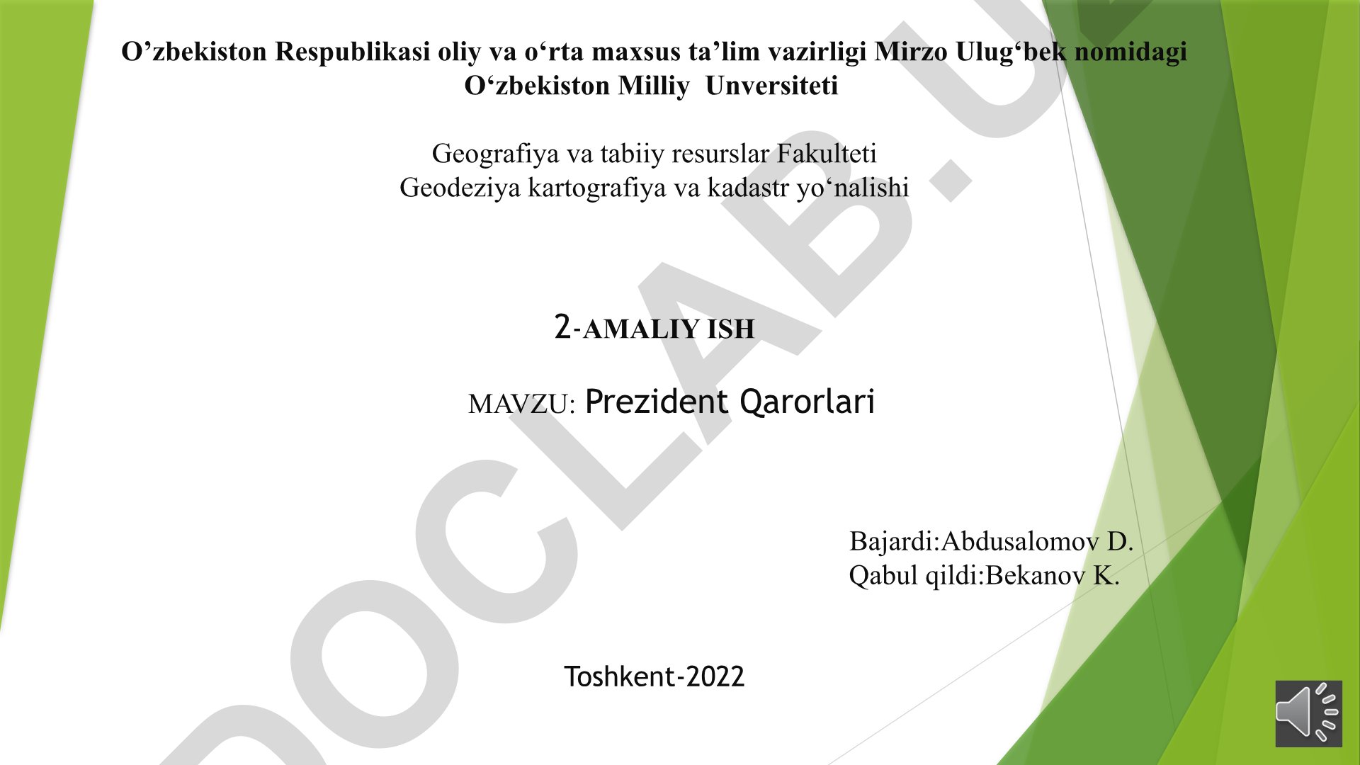 Prezident Qarorlari